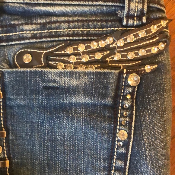 Custom Made  Premiere Denim Distressed Jeans - Picture 3 of 8